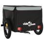 Remolque para bicicleta hierro negro y gris 30 kg de , Remolques para bicicletas - Ref: Foro24-94077, Precio: 83,49 €, Descue...