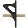 Estantes de pared con barras 2 uds roble Sonoma 20x25x30 cm de , Estantes y estanterías - Ref: Foro24-836229, Precio: 14,28 €...