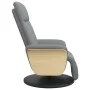 Sillón reclinable con reposapiés tela gris claro de , Sillones - Ref: Foro24-356521, Precio: 240,44 €, Descuento: %