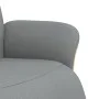 Sillón reclinable con reposapiés tela gris claro de , Sillones - Ref: Foro24-356521, Precio: 240,44 €, Descuento: %