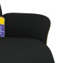 Sillón reclinable de masaje con reposapiés tela negra de , Sillones - Ref: Foro24-356535, Precio: 215,46 €, Descuento: %