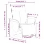 Relax-Massagesessel mit Fußstütze aus schwarzem Stoff von , Sessel - Ref: Foro24-356535, Preis: 259,81 €, Rabatt: %