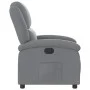 Sillón reclinable de tela gris claro de , Sillones - Ref: Foro24-371751, Precio: 226,04 €, Descuento: %