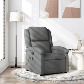 Sillón de masaje reclinable de tela gris oscuro de , Sillones - Ref: Foro24-371764, Precio: 206,24 €, Descuento: %