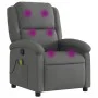 Sillón de masaje reclinable de tela gris oscuro de , Sillones - Ref: Foro24-371764, Precio: 206,24 €, Descuento: %