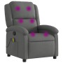 Sillón de masaje reclinable de tela gris oscuro de , Sillones - Ref: Foro24-371764, Precio: 208,46 €, Descuento: %
