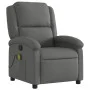 Sillón de masaje reclinable de tela gris oscuro de , Sillones - Ref: Foro24-371764, Precio: 206,24 €, Descuento: %
