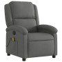 Sillón de masaje reclinable de tela gris oscuro de , Sillones - Ref: Foro24-371764, Precio: 208,46 €, Descuento: %