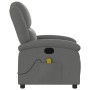 Sillón de masaje reclinable de tela gris oscuro de , Sillones - Ref: Foro24-371764, Precio: 208,46 €, Descuento: %