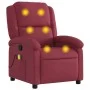 Sillón de masaje reclinable de tela color vino tinto de , Sillones - Ref: Foro24-371766, Precio: 209,96 €, Descuento: %
