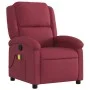 Sillón de masaje reclinable de tela color vino tinto de , Sillones - Ref: Foro24-371766, Precio: 209,96 €, Descuento: %