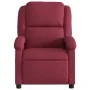 Sillón de masaje reclinable de tela color vino tinto de , Sillones - Ref: Foro24-371766, Precio: 209,96 €, Descuento: %