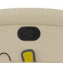 Sillón de masaje reclinable de tela crema de , Sillones - Ref: Foro24-371772, Precio: 224,93 €, Descuento: %