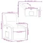 Sillón reclinable de tela negro de , Sillones - Ref: Foro24-371753, Precio: 196,81 €, Descuento: %