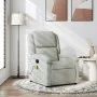 Hellgrauer Massagesessel aus Samt von , Sessel - Ref: Foro24-371808, Preis: 215,42 €, Rabatt: %