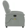 Hellgrauer Massagesessel aus Samt von , Sessel - Ref: Foro24-371808, Preis: 215,42 €, Rabatt: %