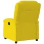 Sillón de masaje reclinable de terciopelo amarillo de , Sillones - Ref: Foro24-371815, Precio: 224,15 €, Descuento: %