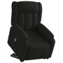 Sillón reclinable de masaje elevable tela negro en Sillones | Comprar online en Foru.es