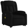 Sillón reclinable de masaje elevable tela negro en Sillones | Comprar online en Foru.es
