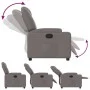 Taupe Gray Fabric Recliner by , Armchairs - Ref: Foro24-372373, Price: 205,81 €, Discount: %