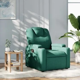 Sillón reclinable de tela verde oscuro de , Sillones - Ref: Foro24-372371, Precio: 210,71 €, Descuento: %
