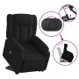 Sillón reclinable de masaje elevable tela negro en Sillones | Comprar online en Foru.es