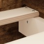 Estructura de cama con cabecero piecero roble ahumado 140x200cm de , Camas y somieres - Ref: Foro24-3203751, Precio: 126,90 €...