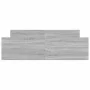 Sonoma gray bed frame with headboard and footboard 160x200 cm by , Beds and slatted bases - Ref: Foro24-3203766, Price: 141,4...