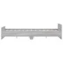 Sonoma gray bed frame with headboard and footboard 160x200 cm by , Beds and slatted bases - Ref: Foro24-3203766, Price: 141,4...