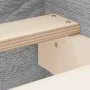 Sonoma gray bed frame with headboard and footboard 160x200 cm by , Beds and slatted bases - Ref: Foro24-3203766, Price: 141,4...