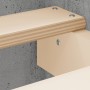 Estructura de cama con cabecero piecero gris hormigón 160x200cm de , Camas y somieres - Ref: Foro24-3203764, Precio: 153,86 €...