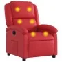 Sillón de masaje reclinable cuero sintético rojo de , Sillones - Ref: Foro24-371787, Precio: 213,76 €, Descuento: %