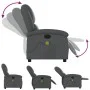 Sillón de masaje reclinable cuero sintético gris de , Sillones - Ref: Foro24-371785, Precio: 202,57 €, Descuento: %