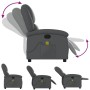 Sillón de masaje reclinable cuero sintético gris de , Sillones - Ref: Foro24-371785, Precio: 205,47 €, Descuento: %