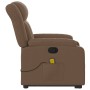 Silla de masaje reclinable de pie de tela marrón en Sillones | Comprar online en Foru.es