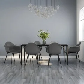 Sillas de comedor 6 unidades gris PP de , Sillas de comedor - Ref: Foro24-3082358, Precio: 350,05 €, Descuento: %