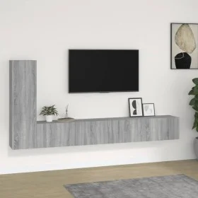 Set de muebles para TV 3 pzas madera contrachapada gris Sonoma de , Muebles TV - Ref: Foro24-3114324, Precio: 131,68 €, Descu...