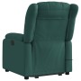 Silla de masaje reclinable de pie de tela verde oscura en Sillones | Comprar online en Foru.es