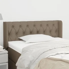 Kopfteil aus taupegrauem Stoff, 103 x 16 x 78/88 cm von , Kopf- und Fußteile - Ref: Foro24-3119098, Preis: 56,40 €, Rabatt: %
