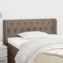 Cabecero de tela gris taupe 103x16x78/88 cm de , Cabeceros y pies de cama - Ref: Foro24-3119098, Precio: 57,28 €, Descuento: %