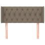 Cabecero de tela gris taupe 103x16x78/88 cm de , Cabeceros y pies de cama - Ref: Foro24-3119098, Precio: 57,28 €, Descuento: %