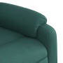 Silla de masaje reclinable de pie de tela verde oscura en Sillones | Comprar online en Foru.es
