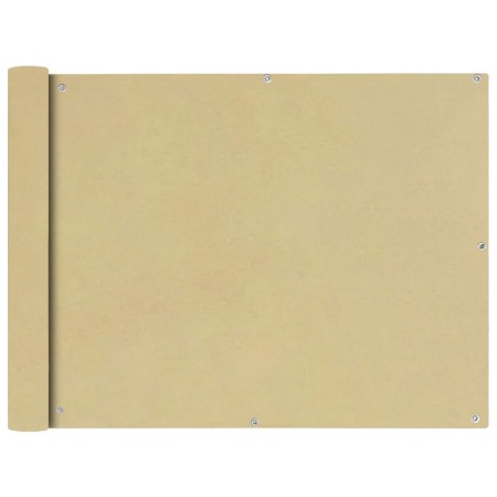 Toldo para balcón tela oxford 90x600 cm beige de vidaXL, Sombrillas - Ref: Foro24-42335, Precio: 27,04 €, Descuento: %