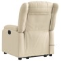 Silla de masaje reclinable de pie de tela color crema en Sillones | Comprar online en Foru.es