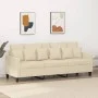 Sofá de 3 plazas de tela crema 180 cm by , Sofas - Ref: Foro24-359277, Price: 271,23 €, Discount: %
