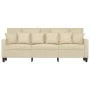 Sofá de 3 plazas de tela crema 180 cm by , Sofas - Ref: Foro24-359277, Price: 271,23 €, Discount: %