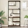 Estantería madera de ingeniería roble marrón 81x36x176 cm de , Librerías y estanterías - Ref: Foro24-836227, Precio: 92,58 €,...