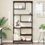 Estantería madera de ingeniería roble marrón 81x36x176 cm de , Librerías y estanterías - Ref: Foro24-836227, Precio: 93,71 €,...