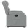 Sillón eléctrico reclinable elevable de tela gris claro en Sillones | Comprar online en Foru.es