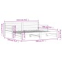 Sofá cama nido madera maciza de pino blanco 90x190 cm de , Camas y somieres - Ref: Foro24-836154, Precio: 228,87 €, Descuento: %
